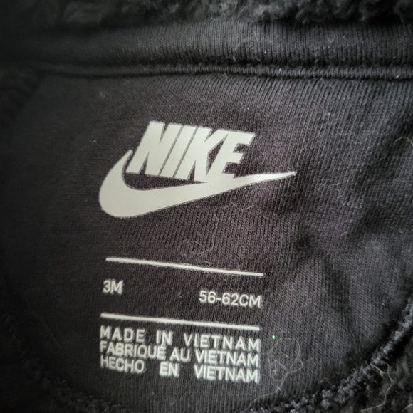 Nike Baby Boy Size 3M Months One Piece Full Zip Hooded Coverall - Picture 7 of 7